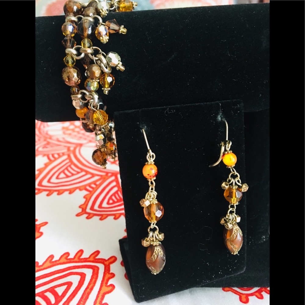 Whimsy Stretch Bracelet w/matching earrings